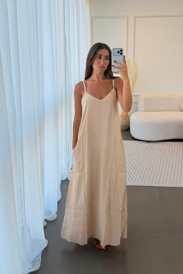 linen long dress