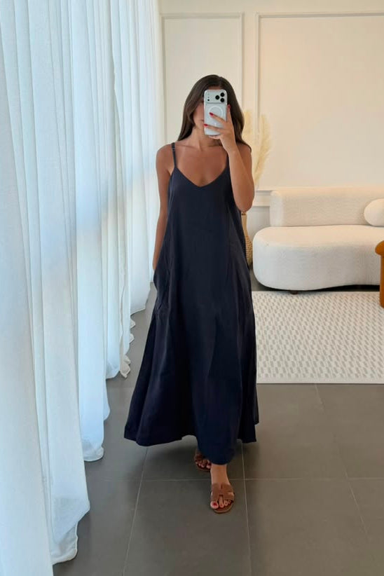 linen long dress