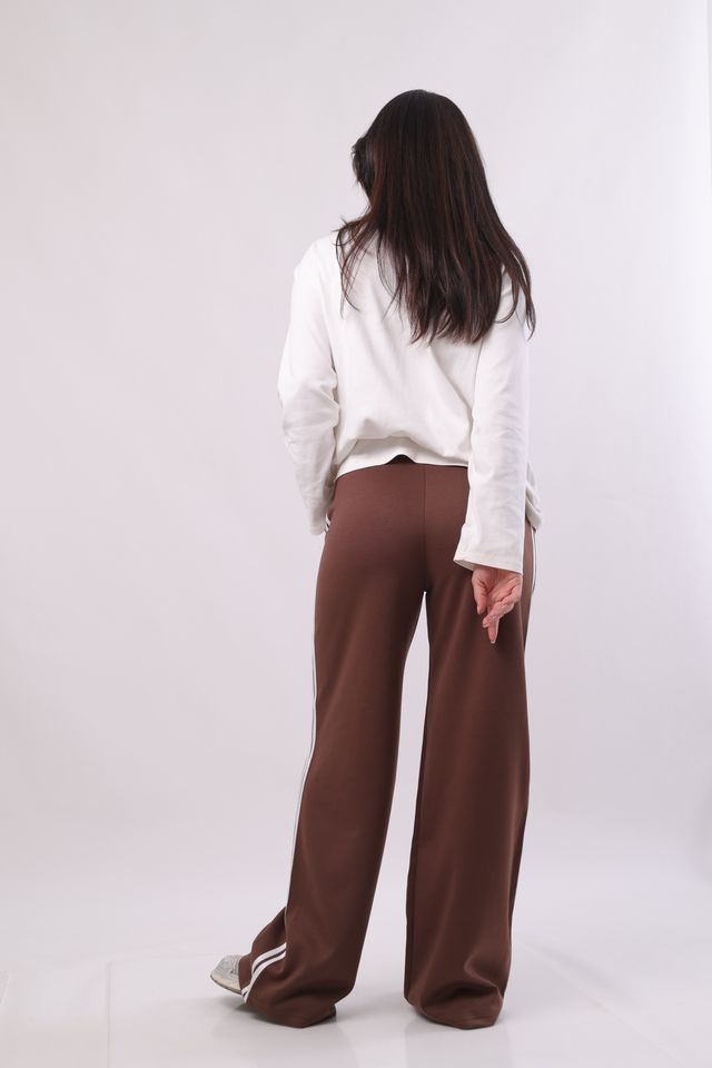 Cotton wide-leg pants