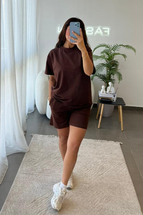cotton short set