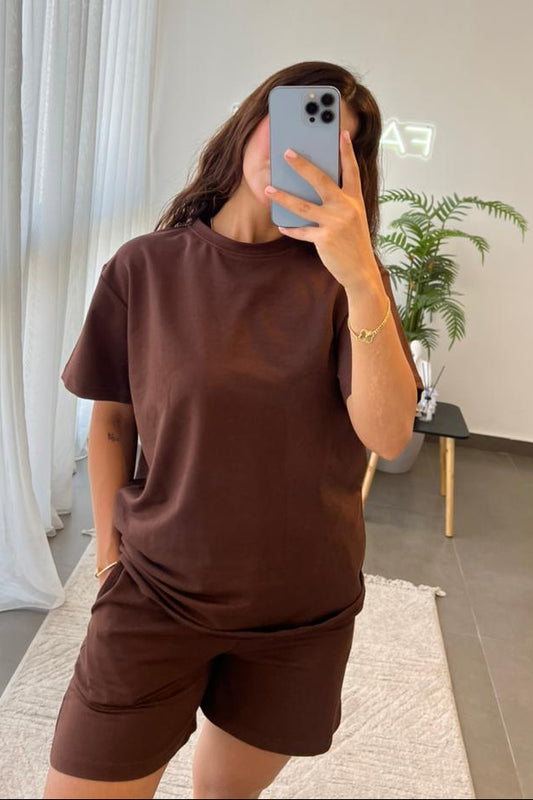 cotton short set